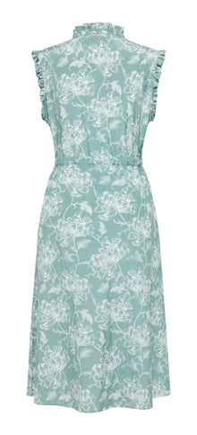 Pattern Sleeveless Dress | Green