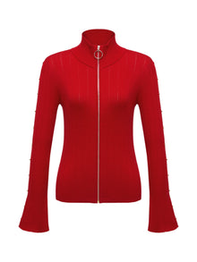Knit Sweater | Red