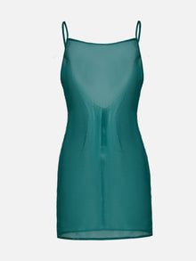 Lace Sleeveless Cocktail Dress | Teal