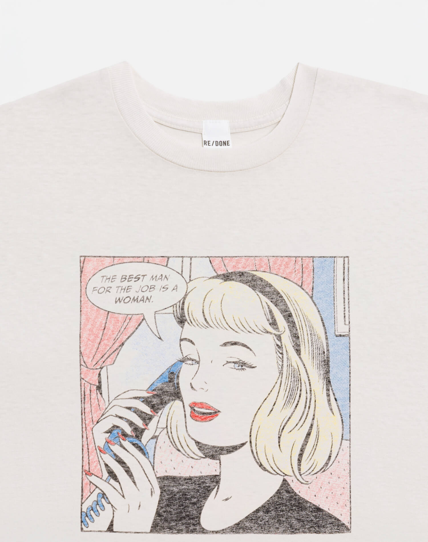 Womens | Classic "The Job" Tee | Vintage White