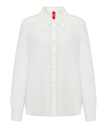 Classic Silk Shirt | White