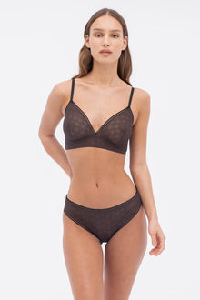 Synergy Soft Triangle Bra | Turkish Coffee