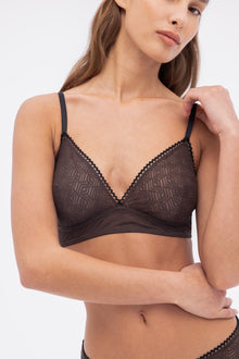 Synergy Soft Triangle Bra | Turkish Coffee