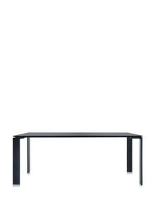 Four Rectangular Dining Table | Single | Black/Black