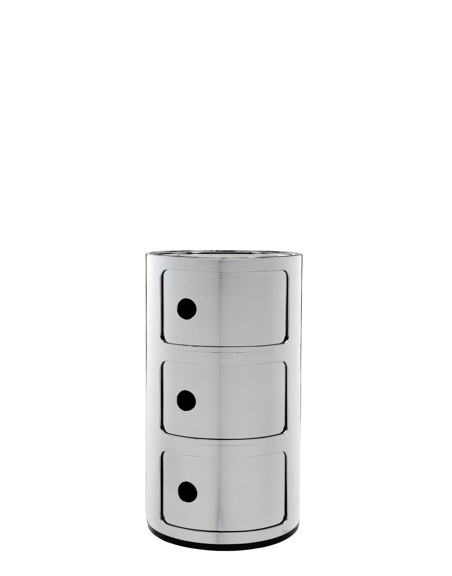 Componibili Metal Storage Unit - 3 Elements | Single | Chrome