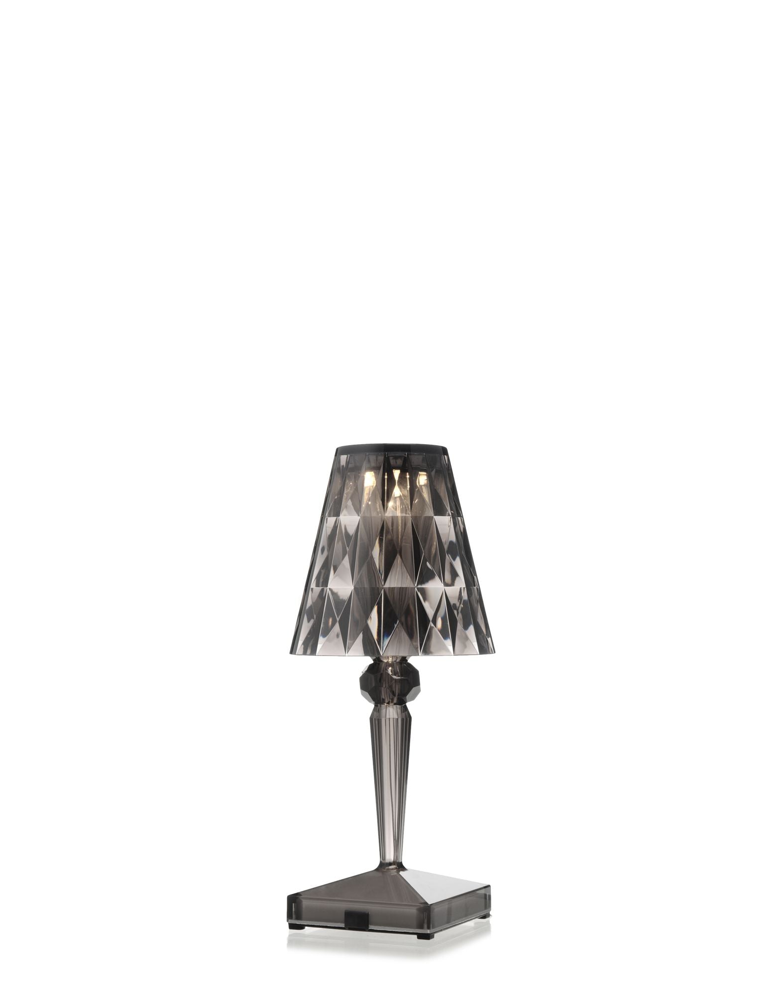 Battery Transparent Table Lamp | Single | Fume