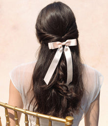 Loren Hope x Bardot Bow Gallery - Silk Hair Bow in Blush - Loren Hope