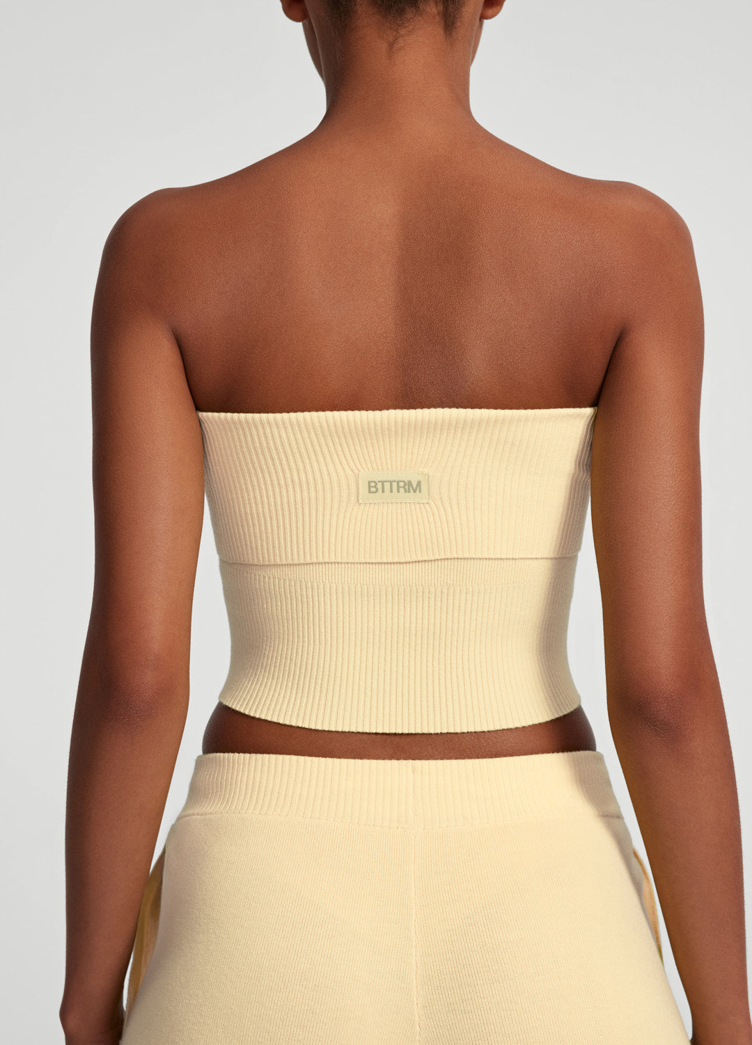Chunky Knit Crop Top | Lemon Meringue