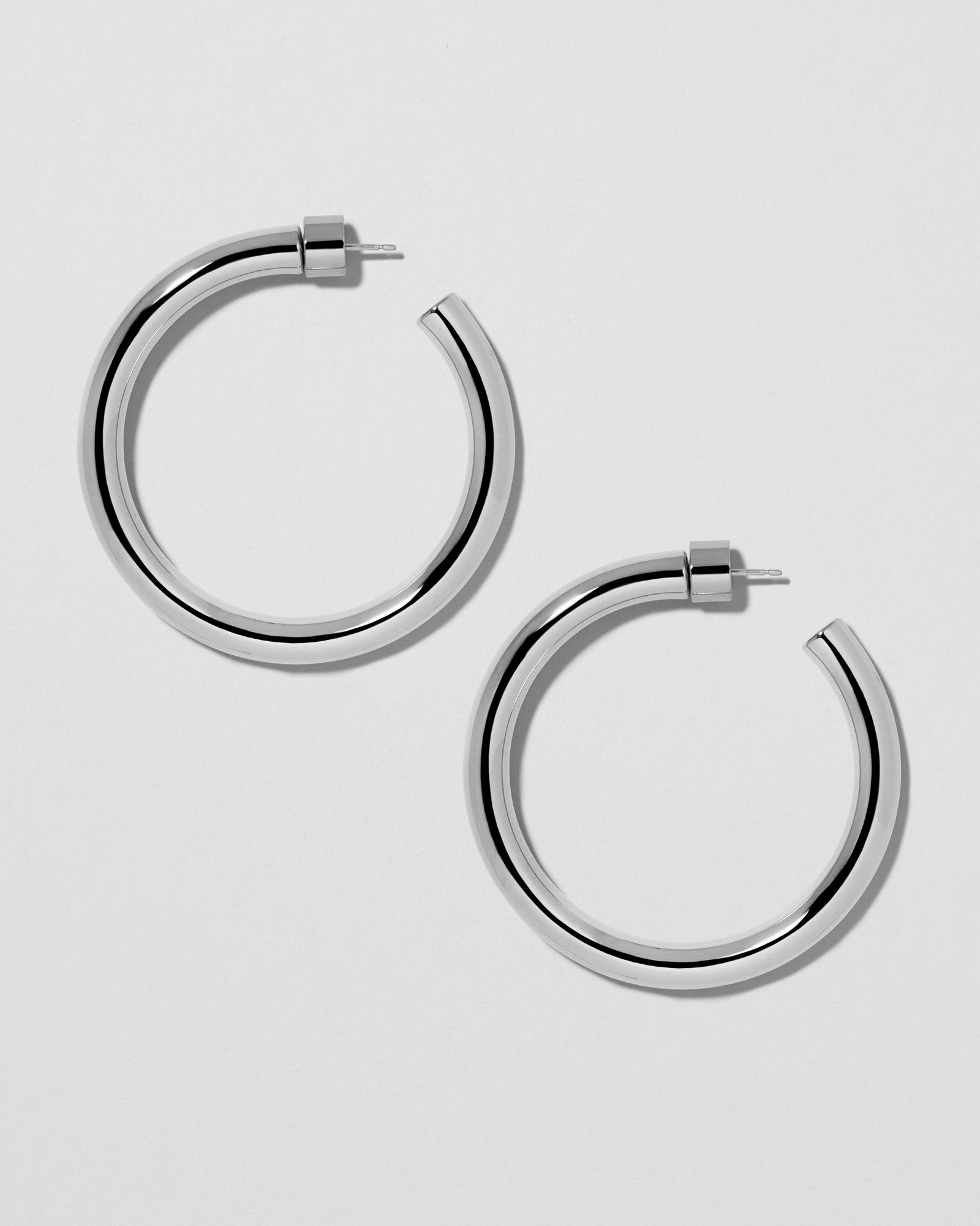 1.5" Natasha Baby Hoops earring - worn look | gold hoop earrings