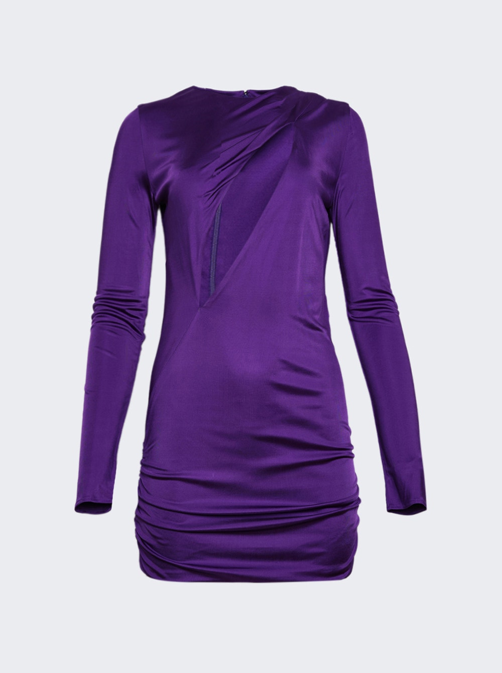 Women | Versace | Slashed Mini Dress | Bright Dark Orchid