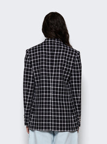 Women | Versace | Slim Masculine Blazer And White | Black