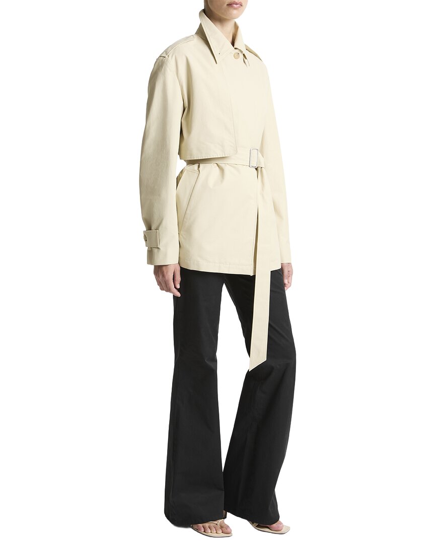 Vince | Womens | Short Trench Jacket | Brown