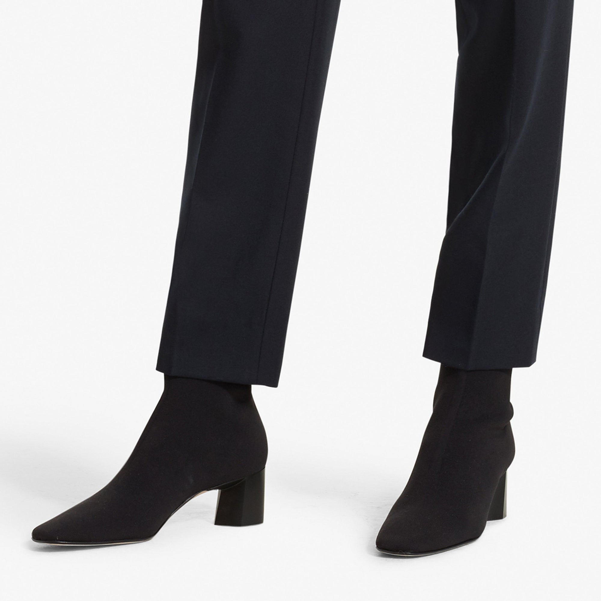 Woman standing wearing the Zelda boot.
