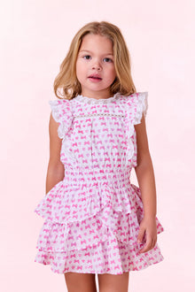 Loveshackfancy X Roller Rabbit Decker Heart Dress | Disco Bow Heart