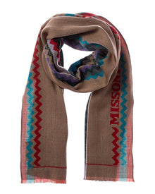 Missoni | Womens | Wool Scarf | Brown