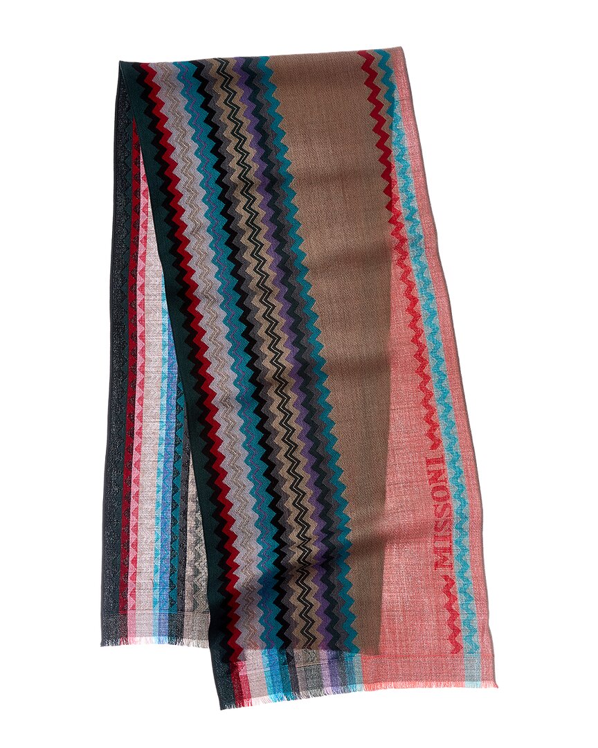 Missoni | Womens | Wool Scarf | Brown
