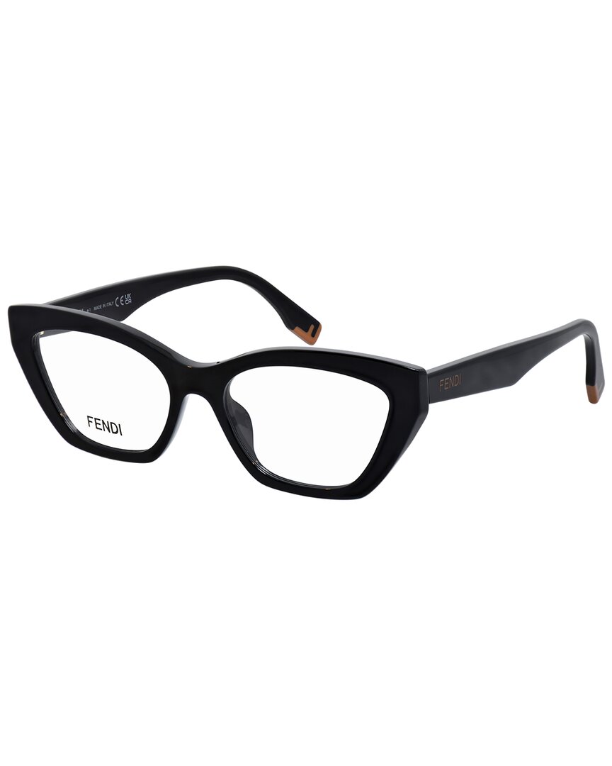 FENDI | Unisex | Fendi Way 54mm Optical Frames | Black | Clear Lens