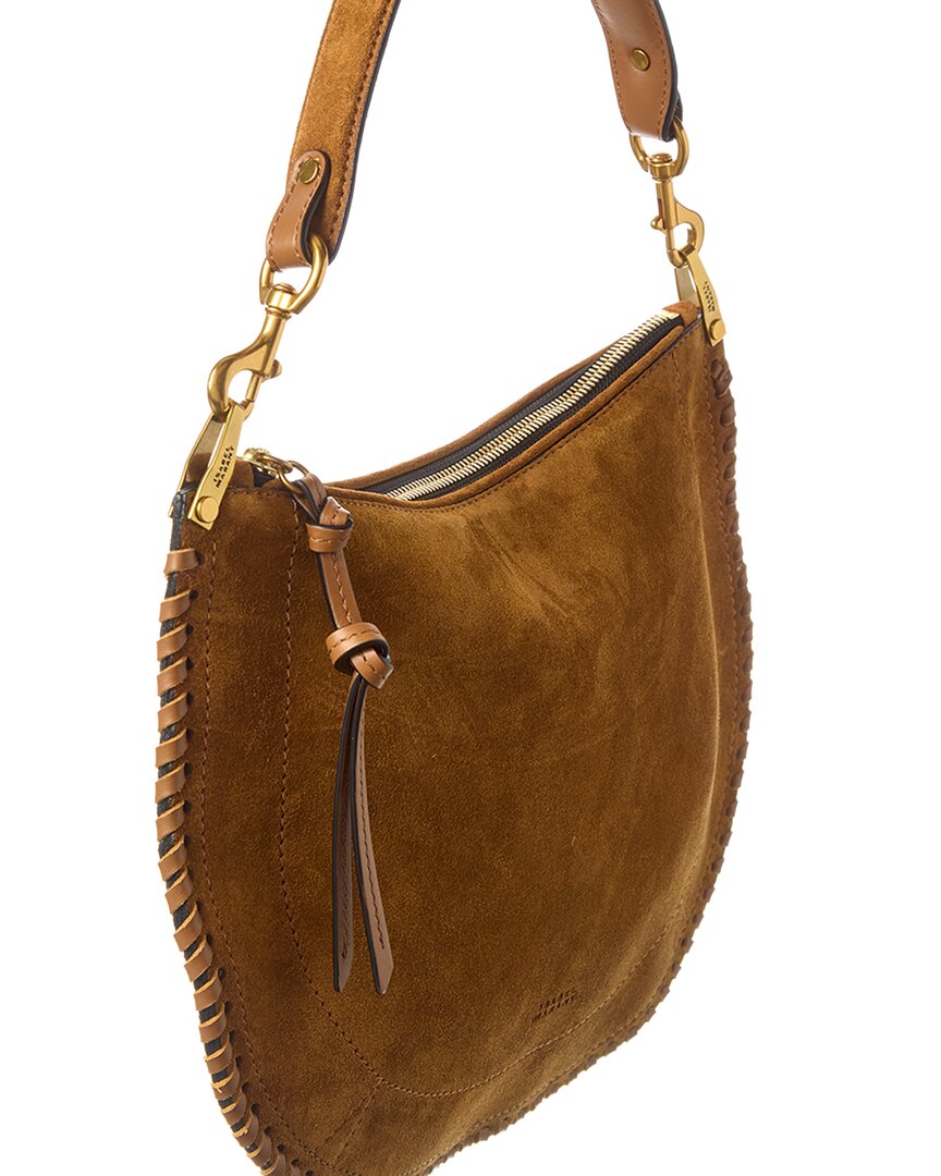 Isabel Marant | Womens | Oskan Suede Hobo Bag | Brown