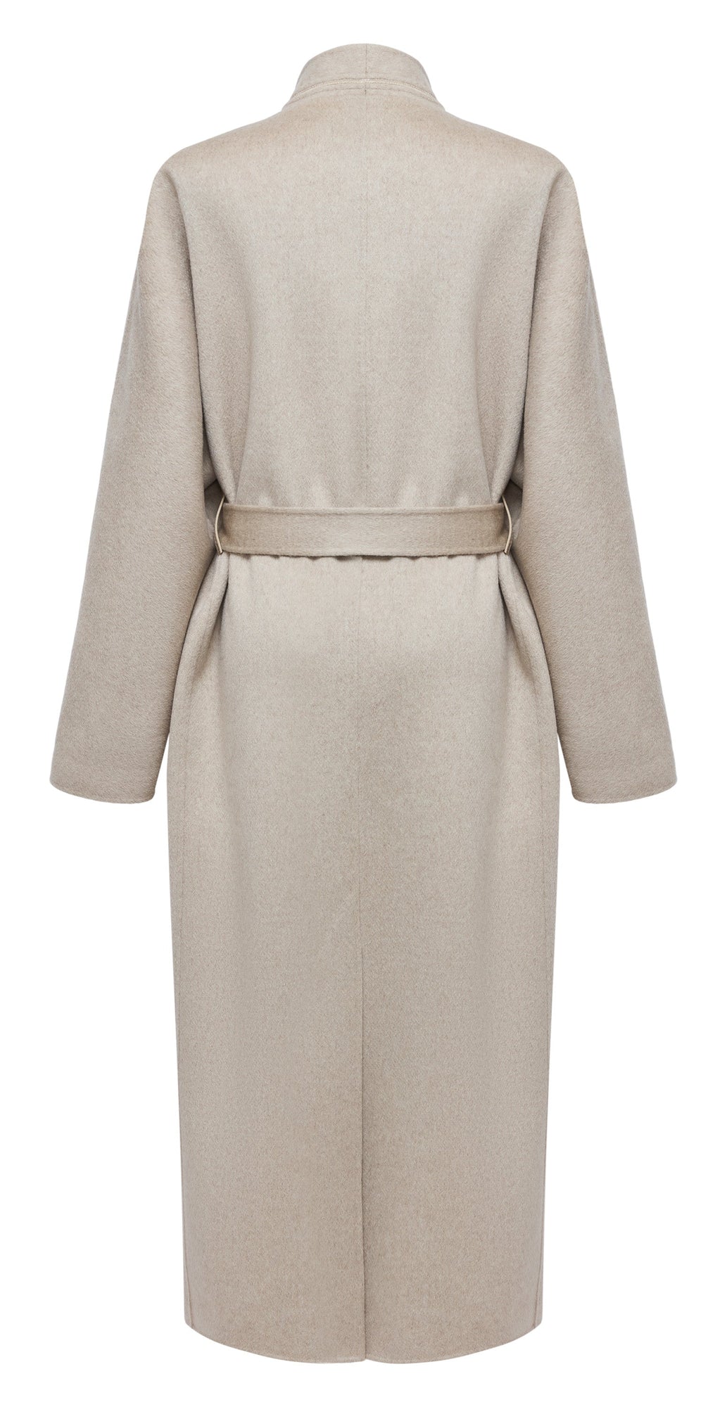 Lapel Collar Cashmere Coat | Camel
