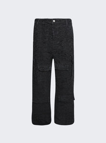Men | WHO DECIDES WAR | Husk Wide Leg Jeans Coal | Black