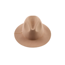 Sandy Wool Felt Fedora | Camel
