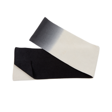Vail Wool Ombre Scarf | Black/Ivory