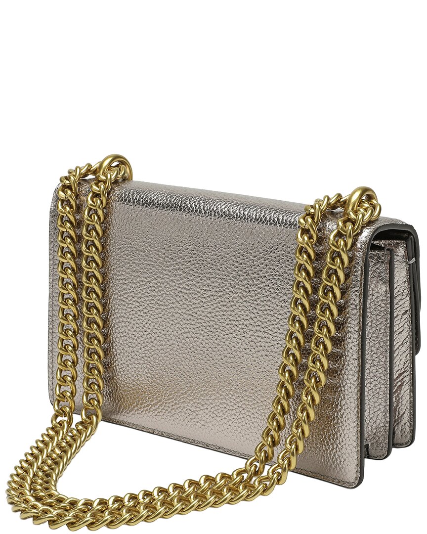Tiffany & Fred Paris | Womens | Crystal Dragon Leather Crossbody | Grey