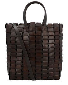 Dragon Diffusion | Womens | Link Leather Tote | Brown