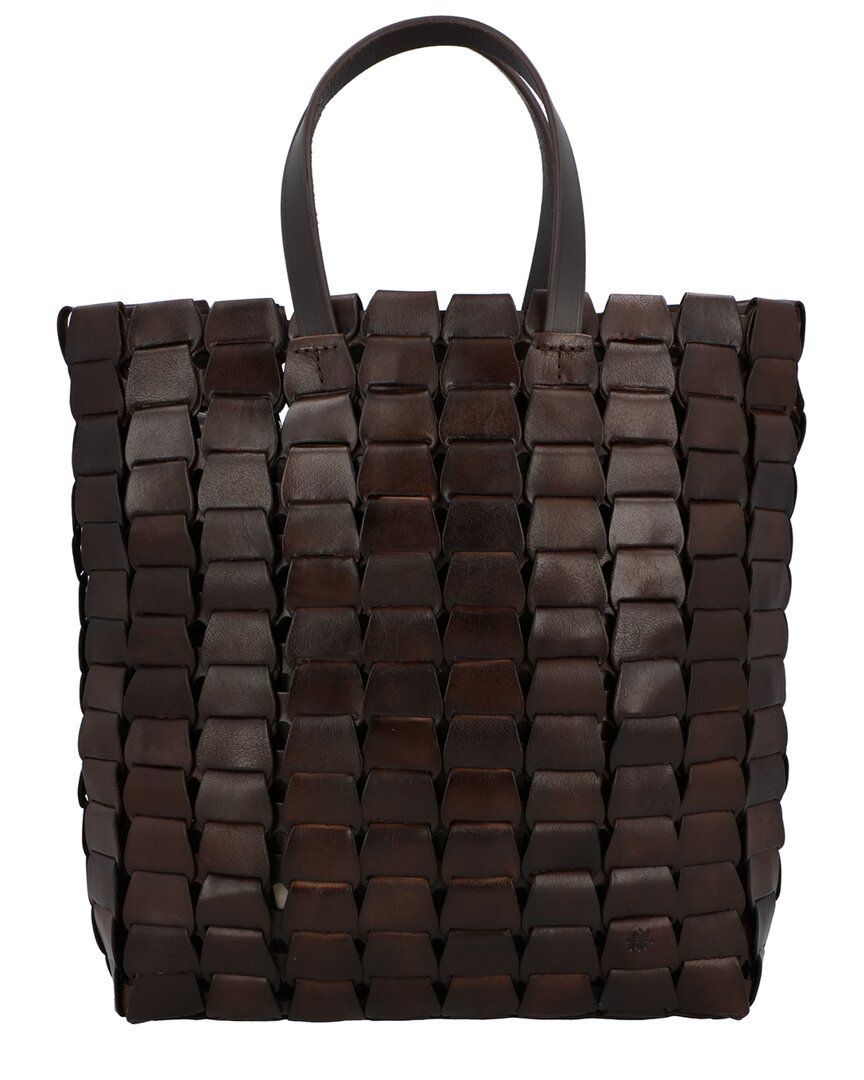 Dragon Diffusion | Womens | Link Tote Leather Tote | Brown