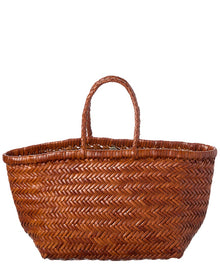 Dragon Diffusion | Womens | Triple Jump Small Leather Tote | Brown