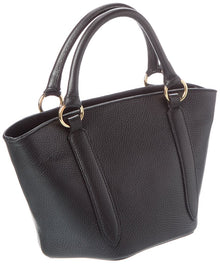 Italian Leather | Womens | Top handle Tote | Black