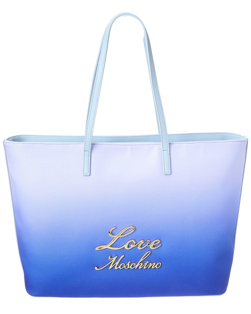 Love Moschino | Womens | Canvas Tote | Blue