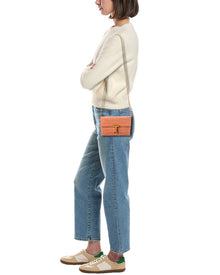 Tom Ford | Womens | Mini Leather Shoulder Bag | Orange