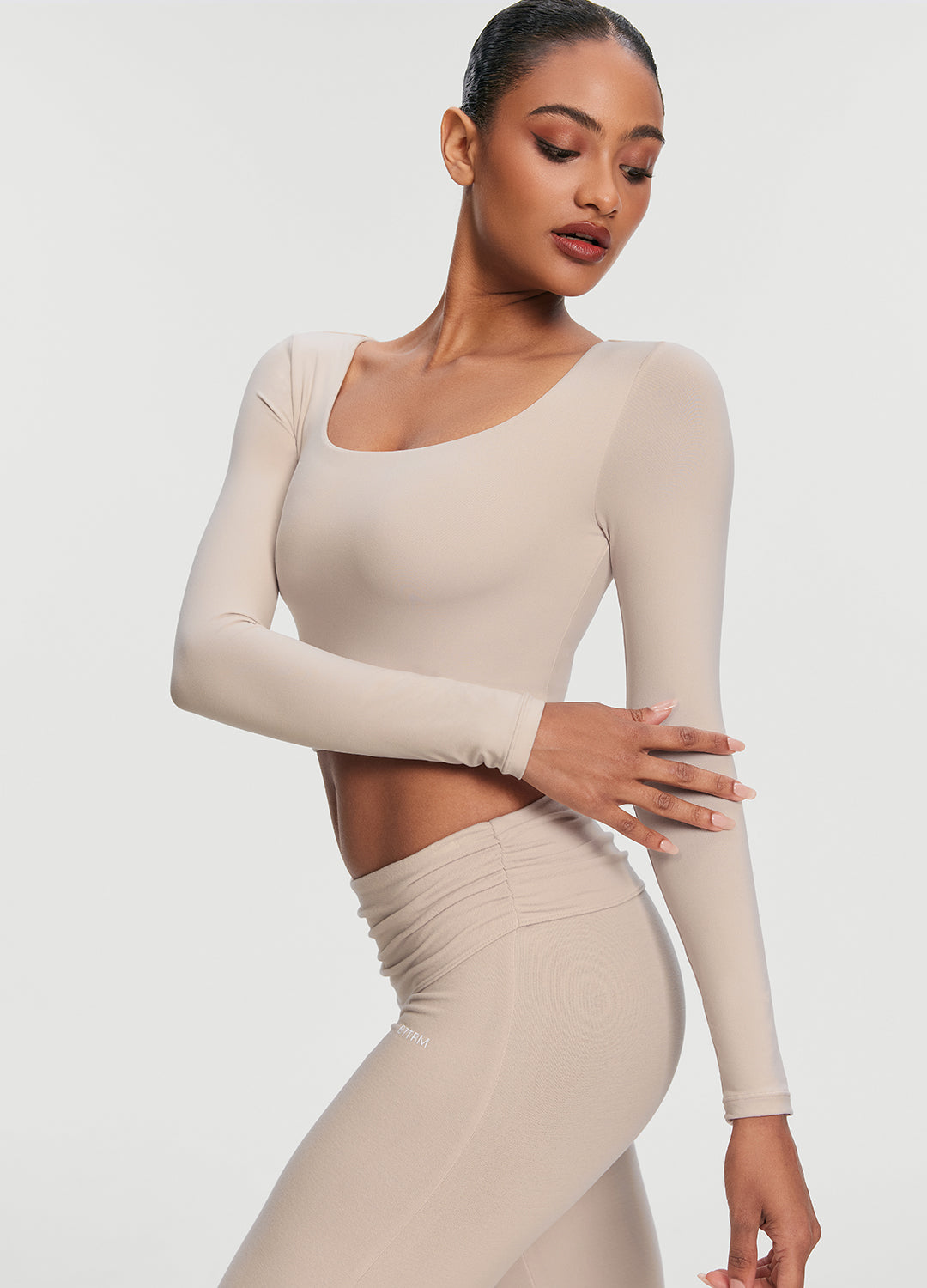 Soft Seamless Lounge Pants | Oat Milk