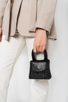 Wicker Wings - Wicker Handbag - Straw Bag - Woven Bag - Summer Bag - Basket Bag - Micro Bag (4660751237259)