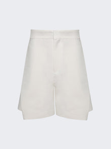 Women | Victoria Beckham | Fold Detail Straight Leg Culotte Ivory