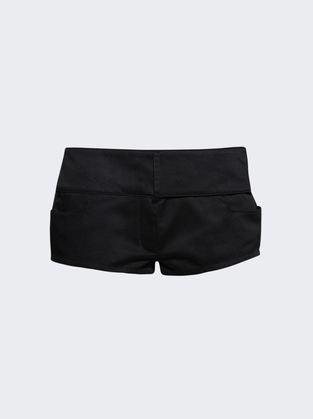 Women | Courrèges | Belted Mini Shorts | Black