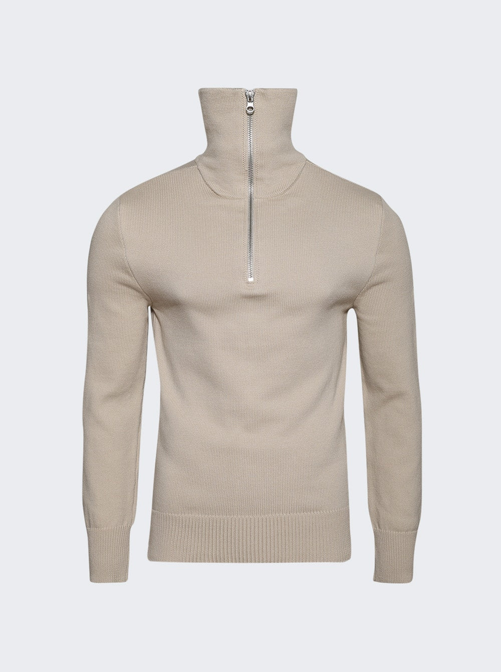 Men | Courrèges | Trucker Knit Sweater | Clay