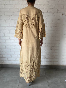 Hemant & Nandita | V-Neck Kaftan | Brown