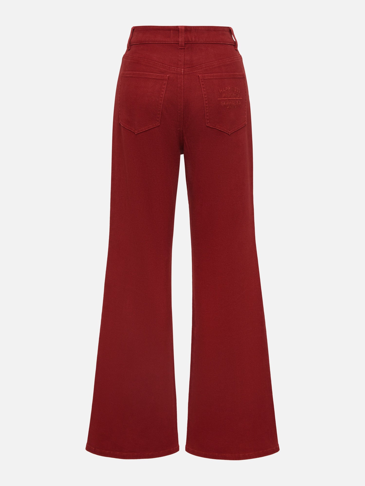 Slim Fit Pants | Red
