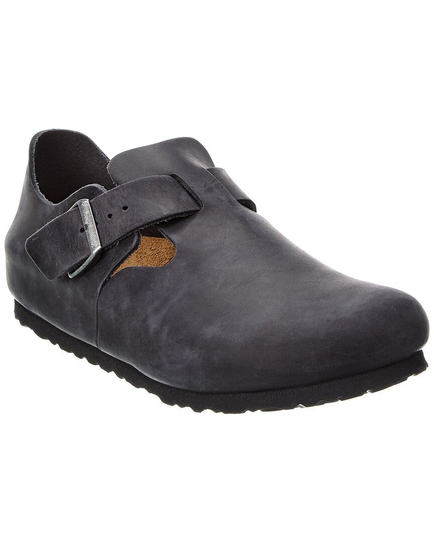 Birkenstock | Womens | London Oiled Leather Clog | Black