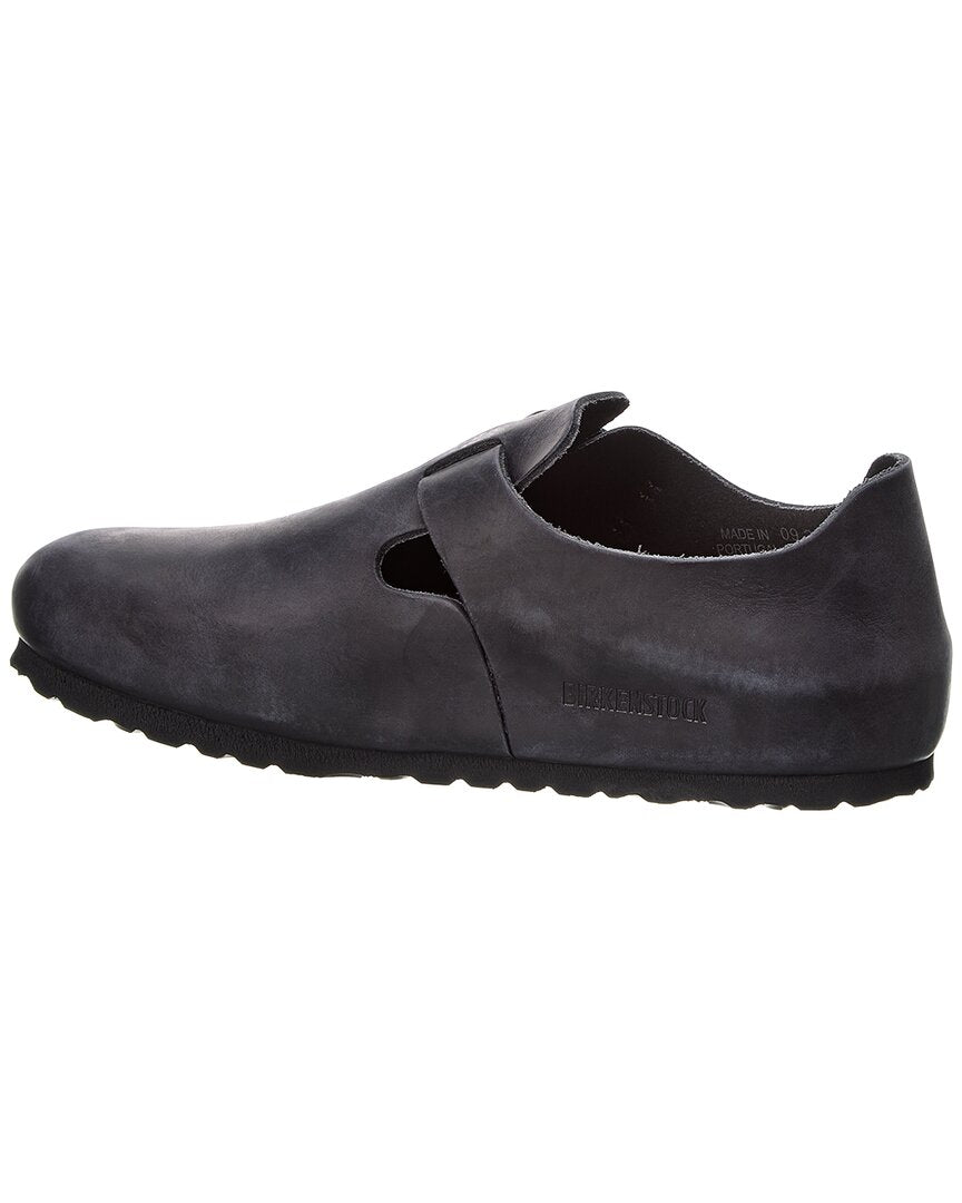 Birkenstock | Womens | London Oiled Leather Clog | Black
