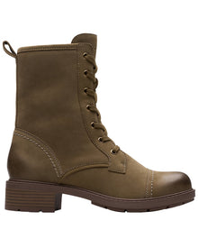 Clarks | Womens | Collection Hearth Maye Nubuck Boot | Grey