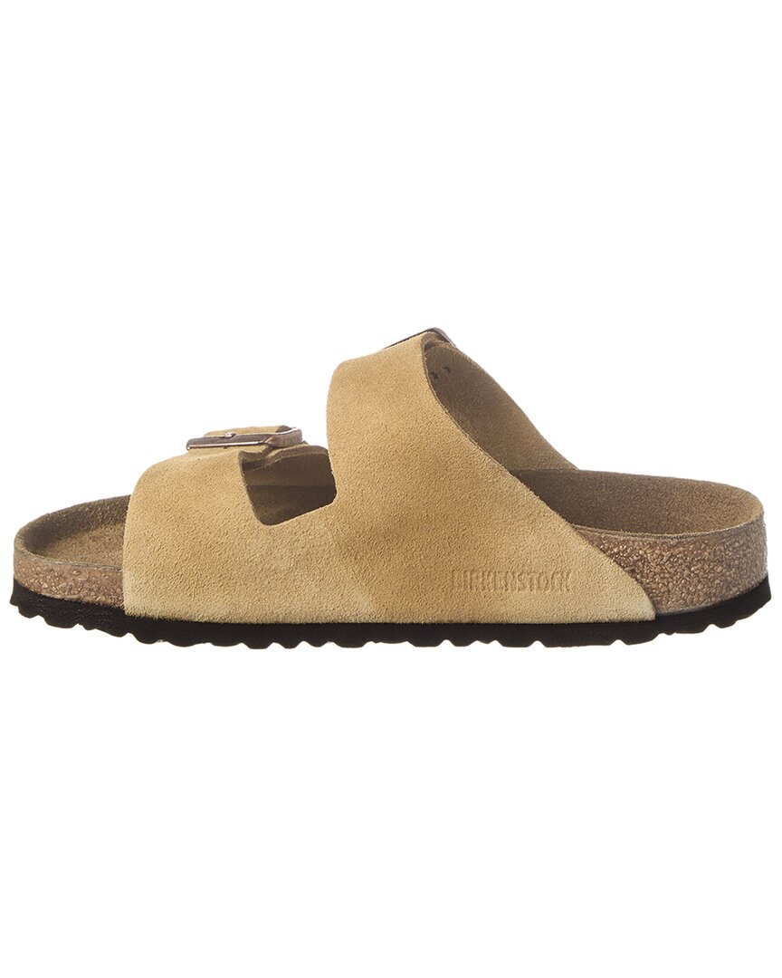 Birkenstock | Womens | Arizona Suede Sandal | Beige
