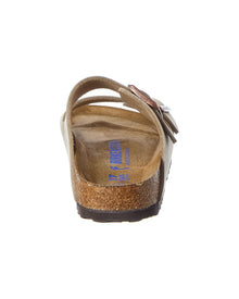 Birkenstock | Womens | Arizona Soft Footbed Oiled Nubuck Leather Narrow Sandal | Brown