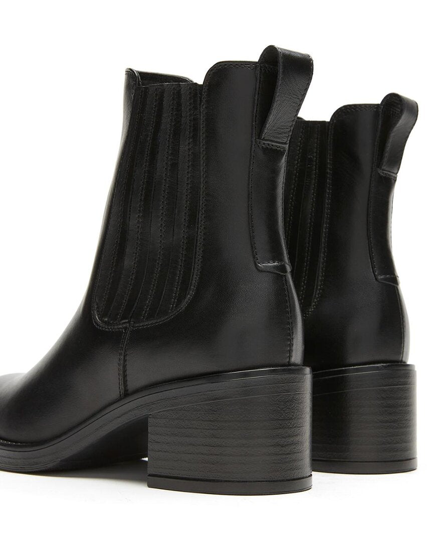 La Canadienne | Womens | LA CANADIENNE Walf City Dry Waterproof Leather Bootie | Black