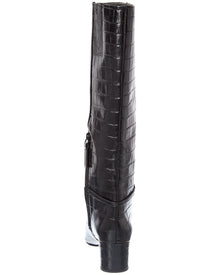 Franco Sarto | Womens | L-Sorelina Croc-Embossed Boot | Black