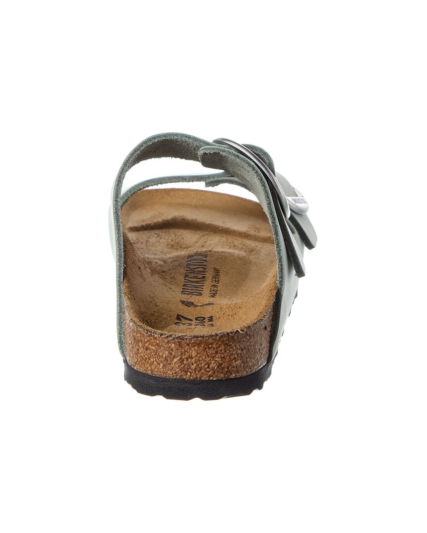 Birkenstock | Womens | Arizona Big Buckle Leather Sandal | Green