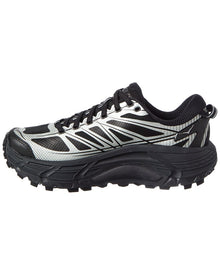 Hoka | Womens | Mafate Speed 2 Leather & Canvas Sneaker | Silver