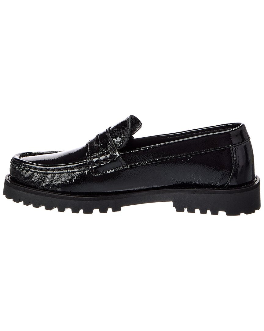 M by Bruno Magli | Womens | Galena Lug Sole Patent Loafer | Black
